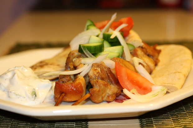 Chicken Kebab withTzatziki