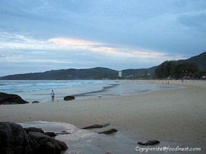 Karon Beach just next to On Rock Restaurant